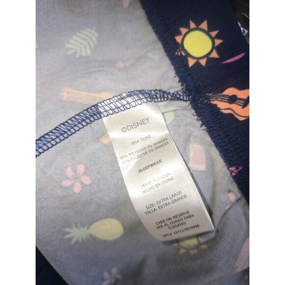 Lilo And Stitch Pajama Shorts Pull On Womens Size XL Blue - Picture 6 of 7